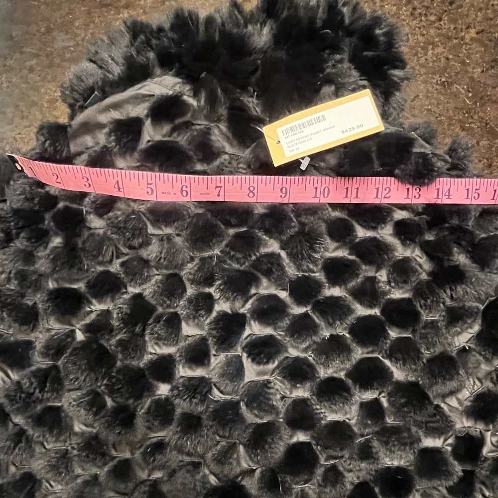 NWT Mavericks Reversible Lightweight Rabbit Sable Coat, S - Picture 13 of 13